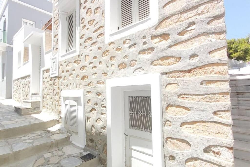 Syros Stone Yard House Villa Ermoupoli Exteriör bild